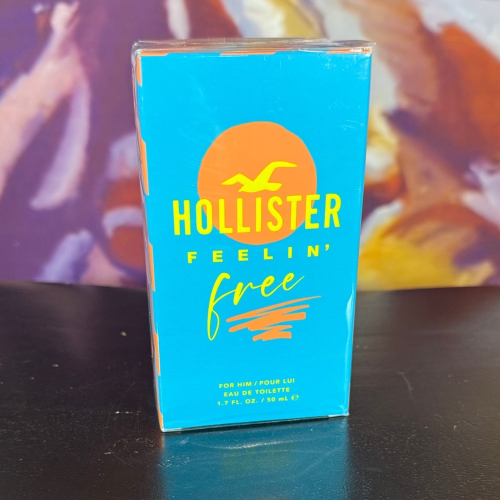 Hollister Feelin' Free For Him 1.7 Fl Oz / 50 mL Eau de Toilette Men Spray NIB